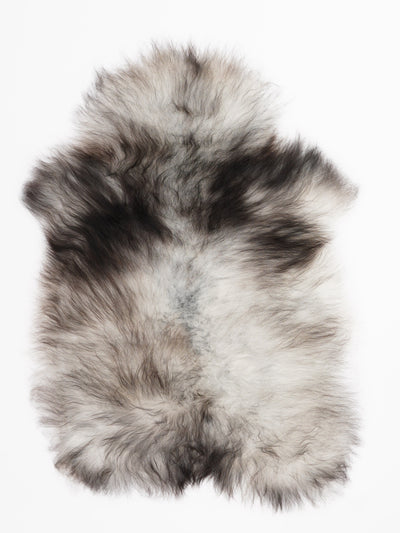 Gråt islandsk lammeskind M