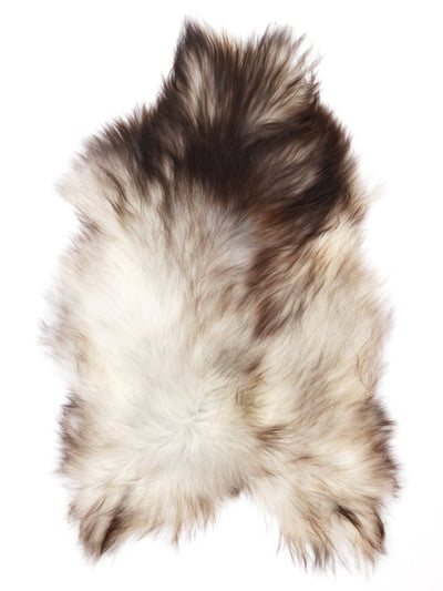 Gråt islandsk lammeskind XXL