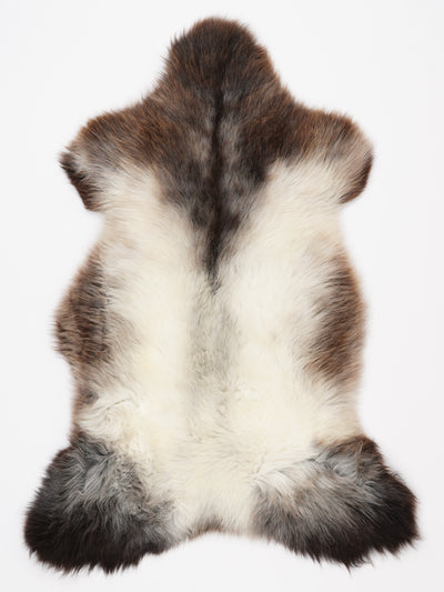 Flerfarvet lammeskind L