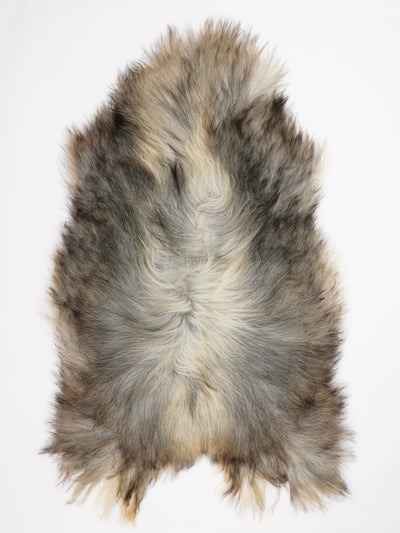 Gråt islandsk lammeskind XXXL