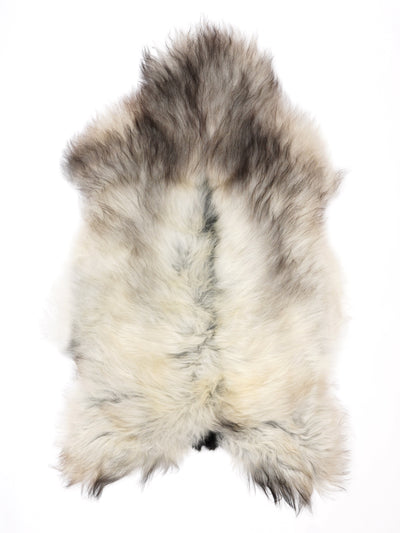 Gråt islandsk lammeskind XXL